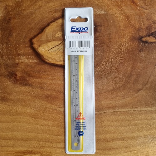 Stainless steel rule inch - steel,