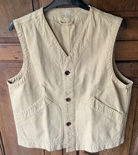 Toast cotton canvas gilet - toast, l