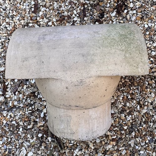 Chimney pot rain cowl anti - chimney,