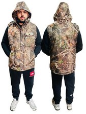 Mens REALTREE Vest Camo Hooded