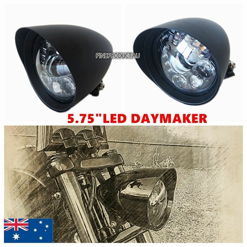 Matt black led daymaker - 5.75,