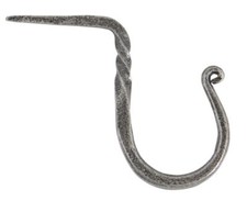 Small Twisted Pewter Finish
