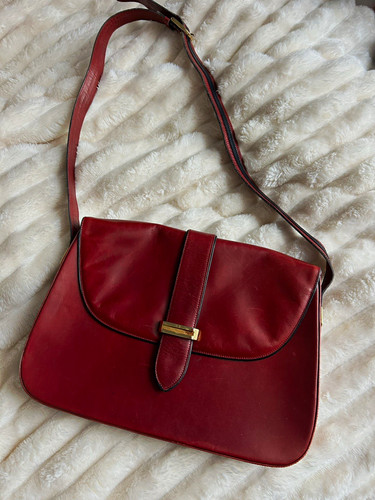 Vintage burgundy smooth - vintage-,