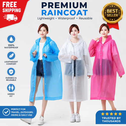 Raincoat poncho waterproof - raincoat,