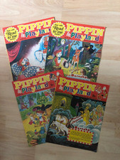 PIPPIN IN PLAYLAND, COLLECTION OF 4 VINTAGE COMICS, 1977, ANDY PANDY, RUPERT,
