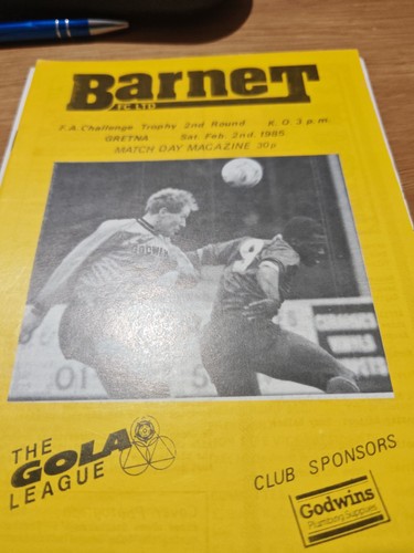 Barnet gretna match - v,
