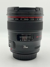 CANON EF 24mm 1:1.4 L USM II LENS - E F 24 mm f/1.4L MK 2 - GOOD
