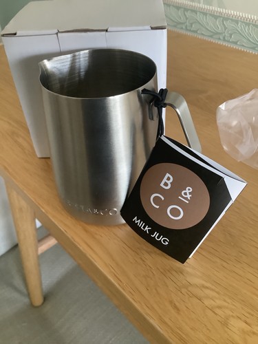 Barista 250mls cream milk jug - 250mls,