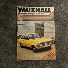 VAUXHALL RANGE Sales Brochure Chevette Viva Magnum Cavalier VX Series June 1976