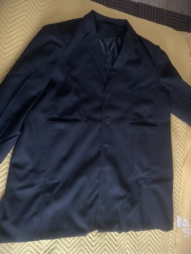 Crombie style black - black, overcoat