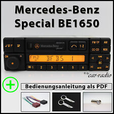Genuine Mercedes Special BE1650 CC Becker Cassette Car Stereo A0038205586 Set