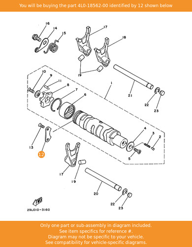Yamaha plate stopper 2 - plate,,