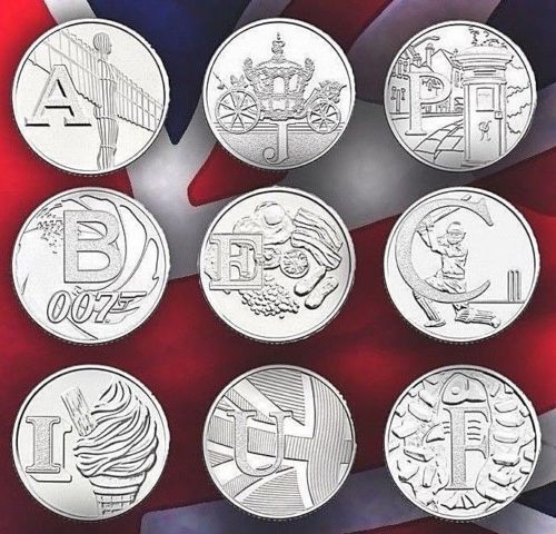 Rare 2018 alphabet 10p - rare, a-z
