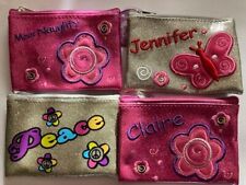 Sparkly Embroidered Coin Purse - select name from list