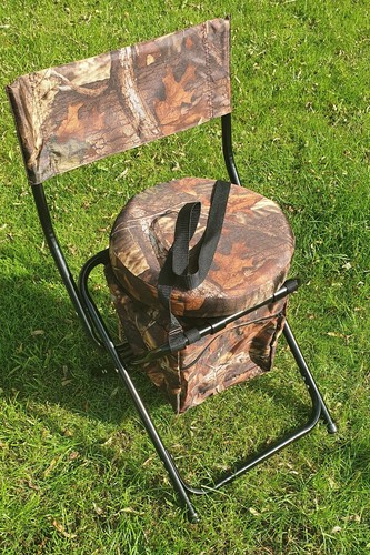 Swivel top folding hide seat - swivel,