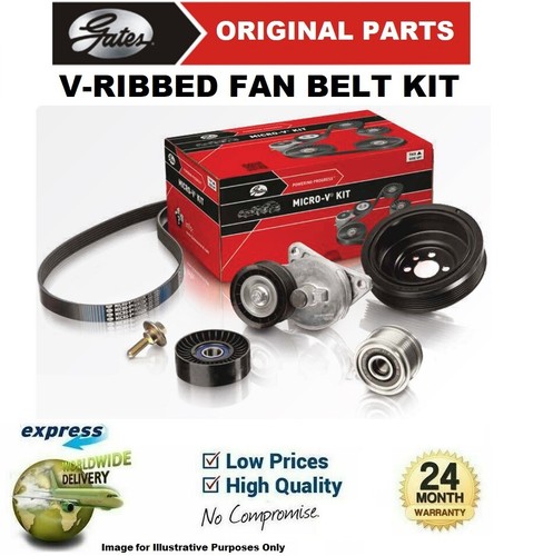 Gates ribbed fan - belt, kit