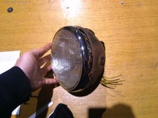 LUCAS HEADLAMP HEADLIGHT BOWL ASSY 6 1/2"  BSA TRIUPH NORTON AJS MTCHLESS