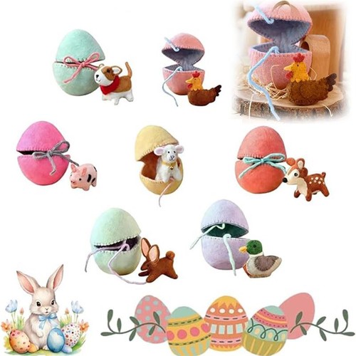 Surprise easter egg from - egg, wool