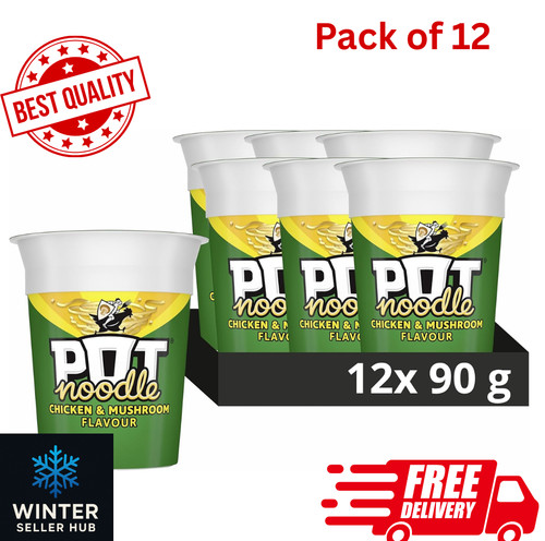 Pot noodle chicken mushroom - pot, chicken&mushroom