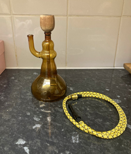 Amber glass shisha hookah - shisha, pipe