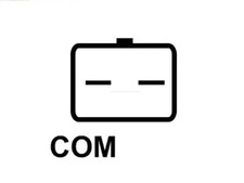 Alternator with freewheel belt