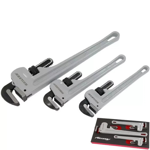 Neilsen 3pc aluminium pipe - aluminium,