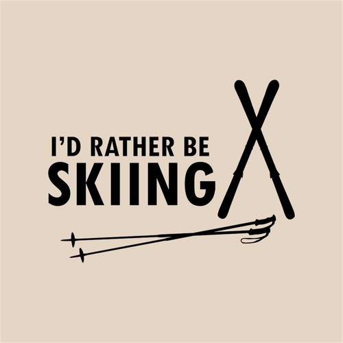 Rather skiing canvas - be,