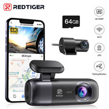 REDTIGER 4K Dash Cam Front and