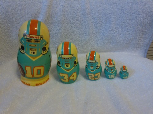 Miami dolphins nesting dolls - miami,
