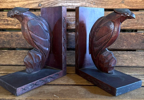 Japanese vintage bookends with - japanese,