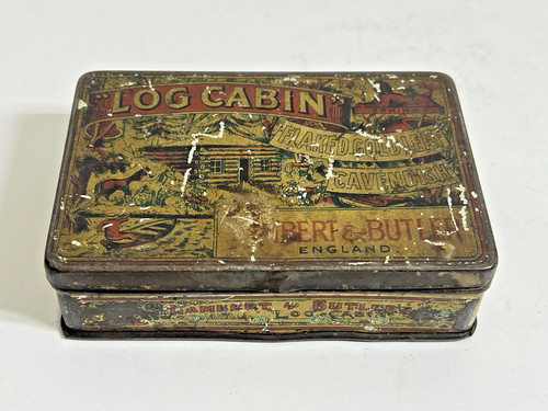 Vtg lambert butler log - lambert, cabin