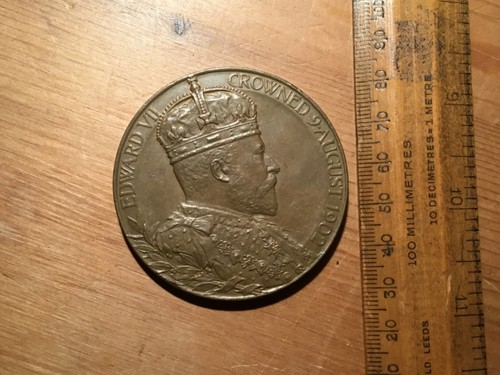 1902 bronze coronation medal - coronation,