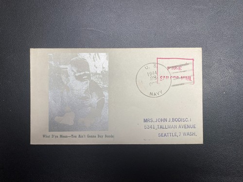 Wwii 1944 navy free mail - 1944,