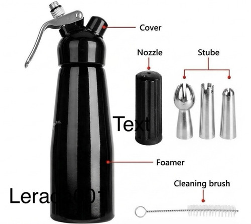 Whipped cream dispenser - cream,