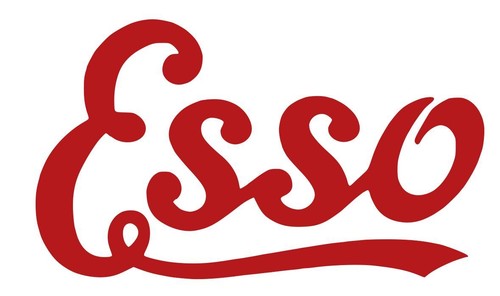 Esso gasoline sticker decal - gasoline,
