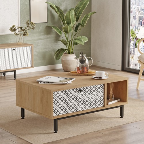 Crea coffee table with - coffee, metal