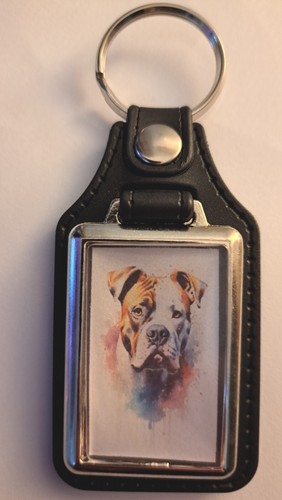 Bully dog keyring gift - keyring, idea