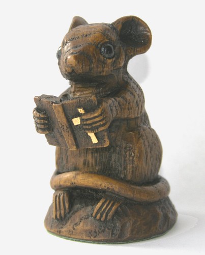 Church mouse bible ornament - mouse,