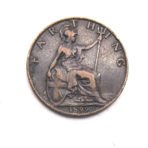 1899 farthing coin victoria - farthing,