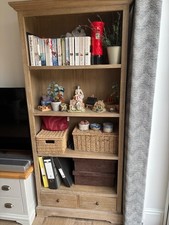 wooden bookcase 4 shelves plus