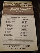 RARE VINTAGE THIRD LANARK V