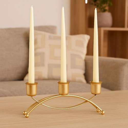 Iron candleholder vintage - iron,