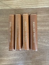 Burgess & Bowes Ltd. "Midget " Series Miniature Vintage Dictionary set