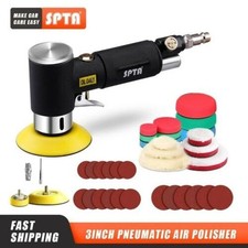 SPTA Air Sander Polisher Random Orbital 1/2/3 Inch Sanding Papers Polishing Pads