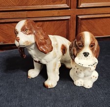 *2 MCM Porcelain Cocker
