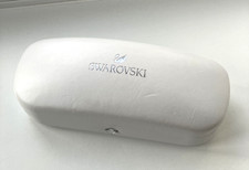 Swarovski Glasses Case - Hard White Case - good condition - Used