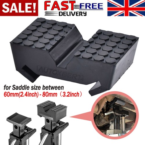 Rubber jack pad car axle - jack,