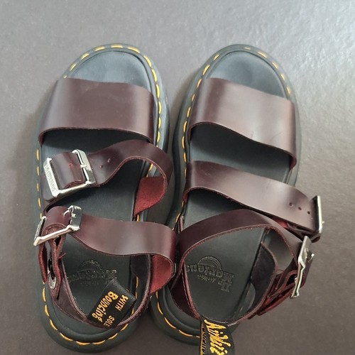 Martens burgundy leather - dr.,