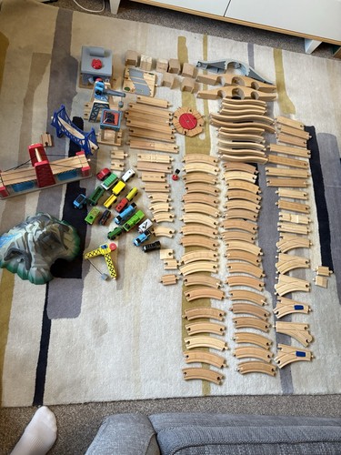 Huge wooden train - wooden, set