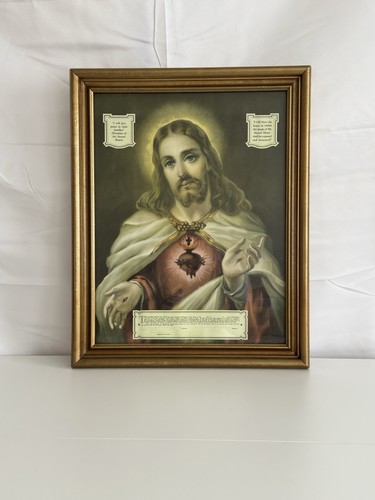 Framed sacred heart jesus - heart, of
